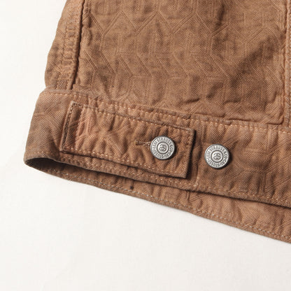 23AW ×Levi's ガーメントダイ加工 2nd ジャガード トラッカージャケット(Dyed Jacquard Trucker Jacket)