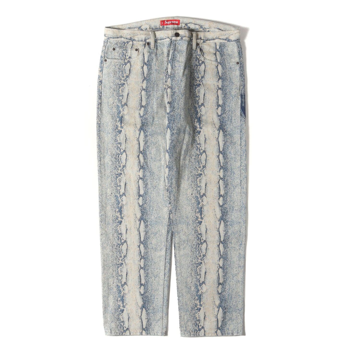 24AW スネークプリント デニムパンツ(Regular Jean)