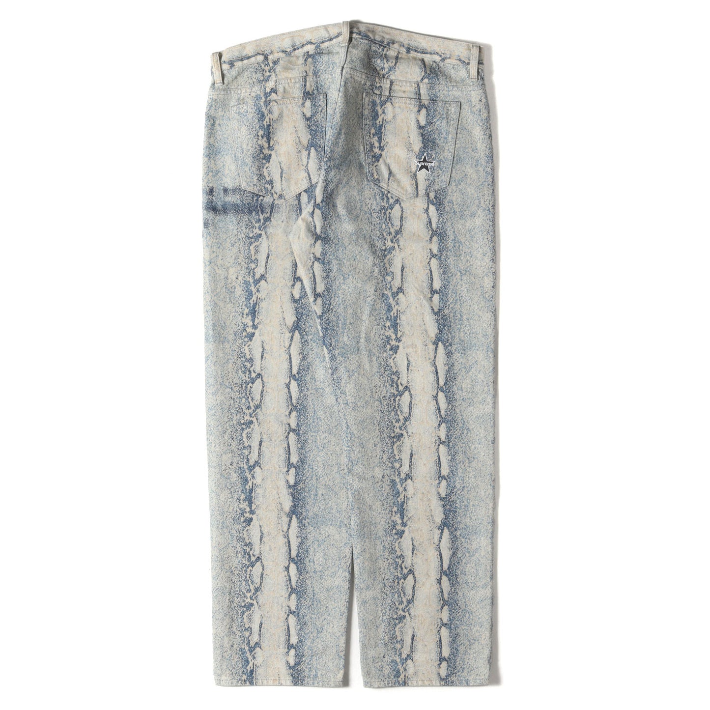 24AW スネークプリント デニムパンツ(Regular Jean)