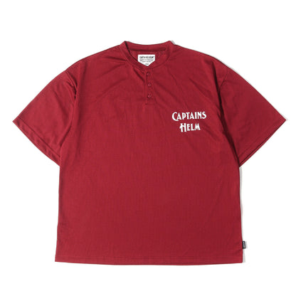 25SS ヘンリーネック メッシュジャージ Tシャツ(HENLEY NECK MESH TEE)