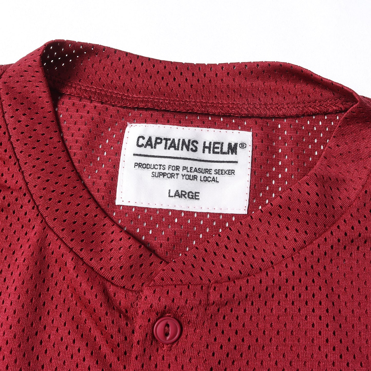 25SS ヘンリーネック メッシュジャージ Tシャツ(HENLEY NECK MESH TEE)