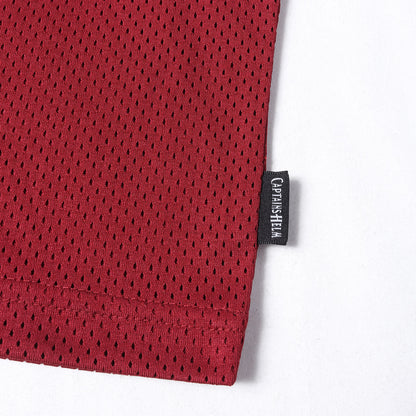 25SS ヘンリーネック メッシュジャージ Tシャツ(HENLEY NECK MESH TEE)