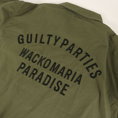 25AW ロゴ刺繍 リップストップ アーミーシャツ(ARMY SHIRT)