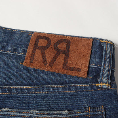 ヴィンテージ加工 スリムナロー デニムパンツ (SLIM NARROW JAPAN WOVEN SELVEDGE DENIM)