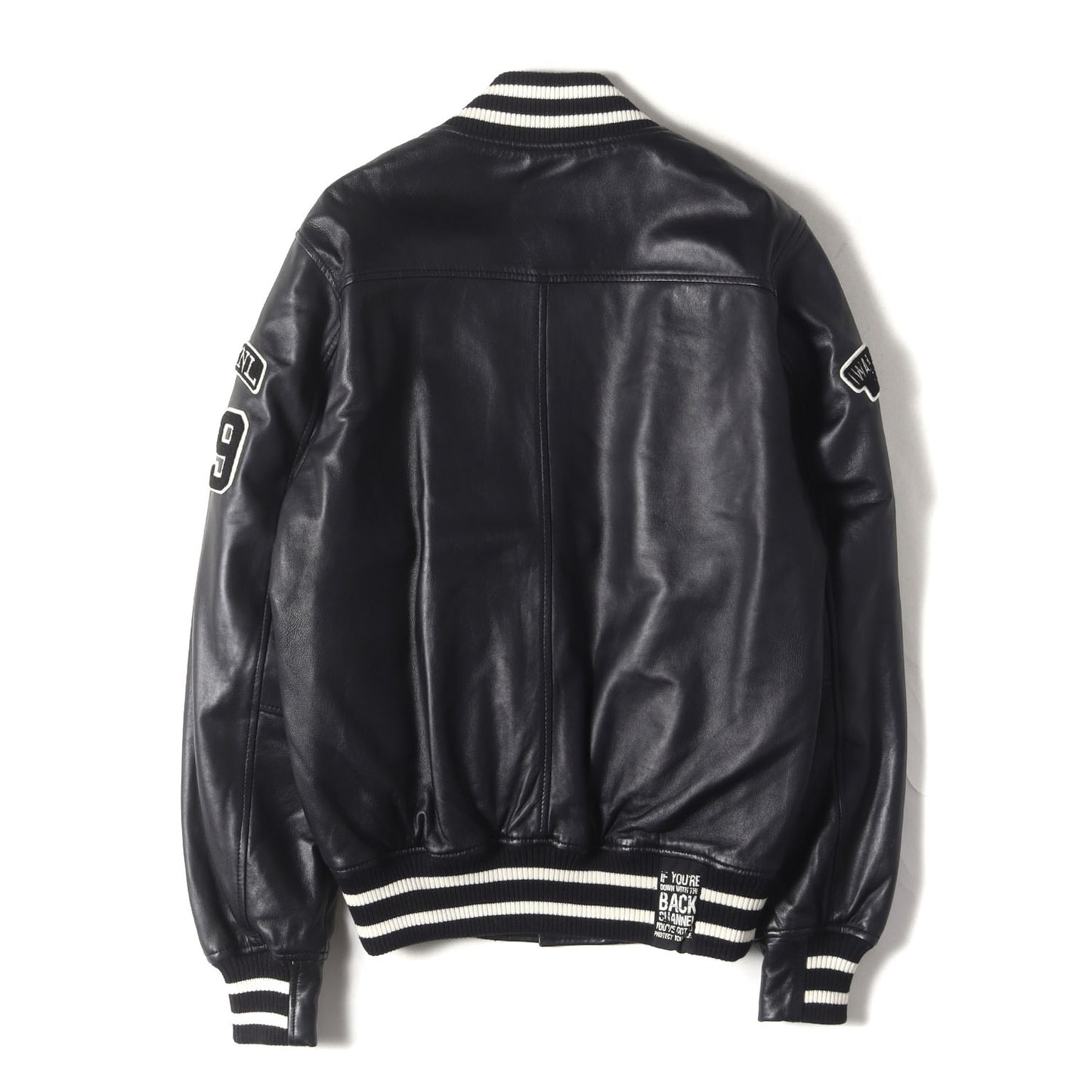 オールシープスキンレザー スタジャン(LEATHER STADIUM JACKET)