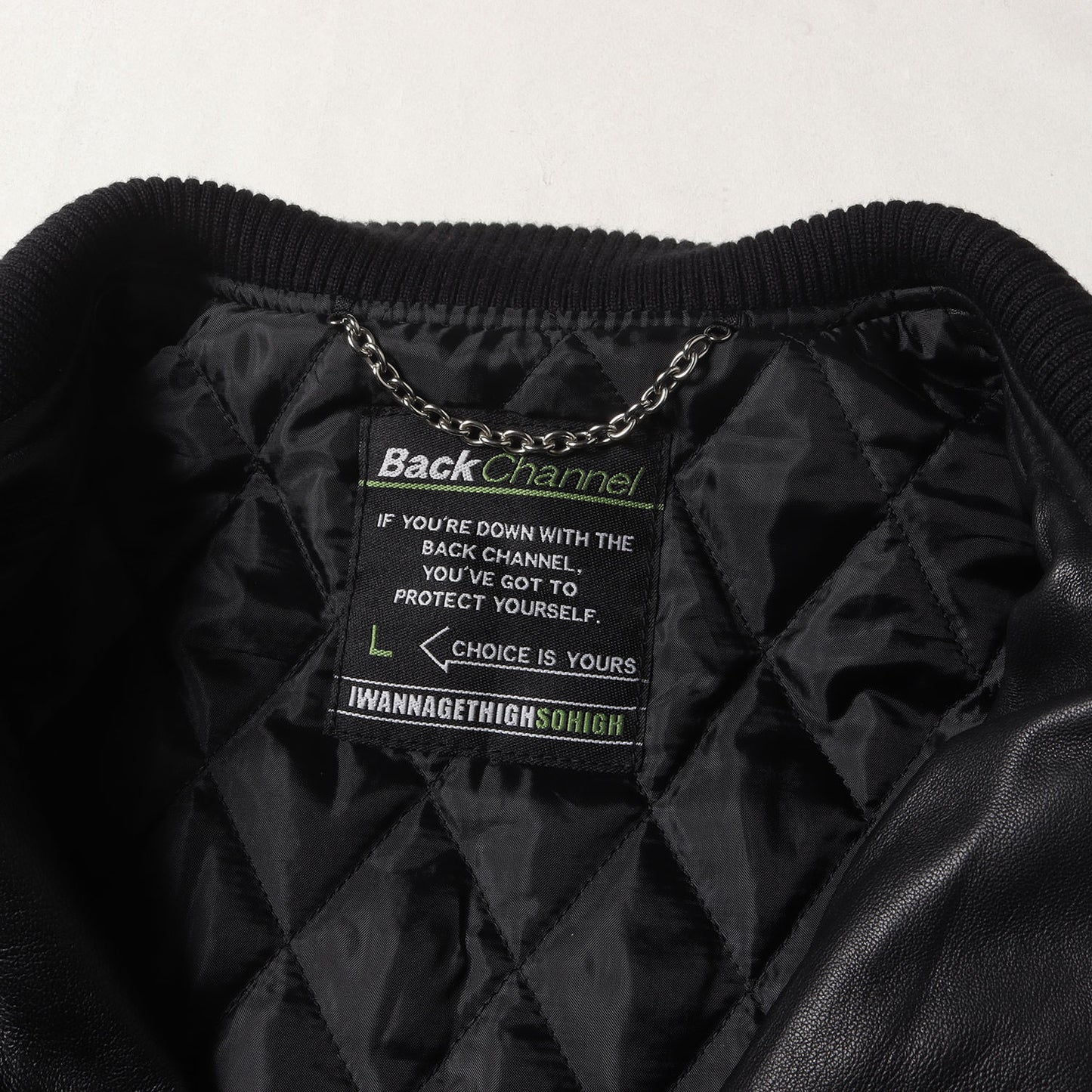 オールシープスキンレザー スタジャン(LEATHER STADIUM JACKET)