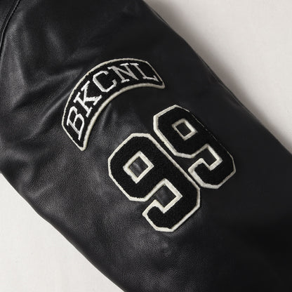 オールシープスキンレザー スタジャン(LEATHER STADIUM JACKET)