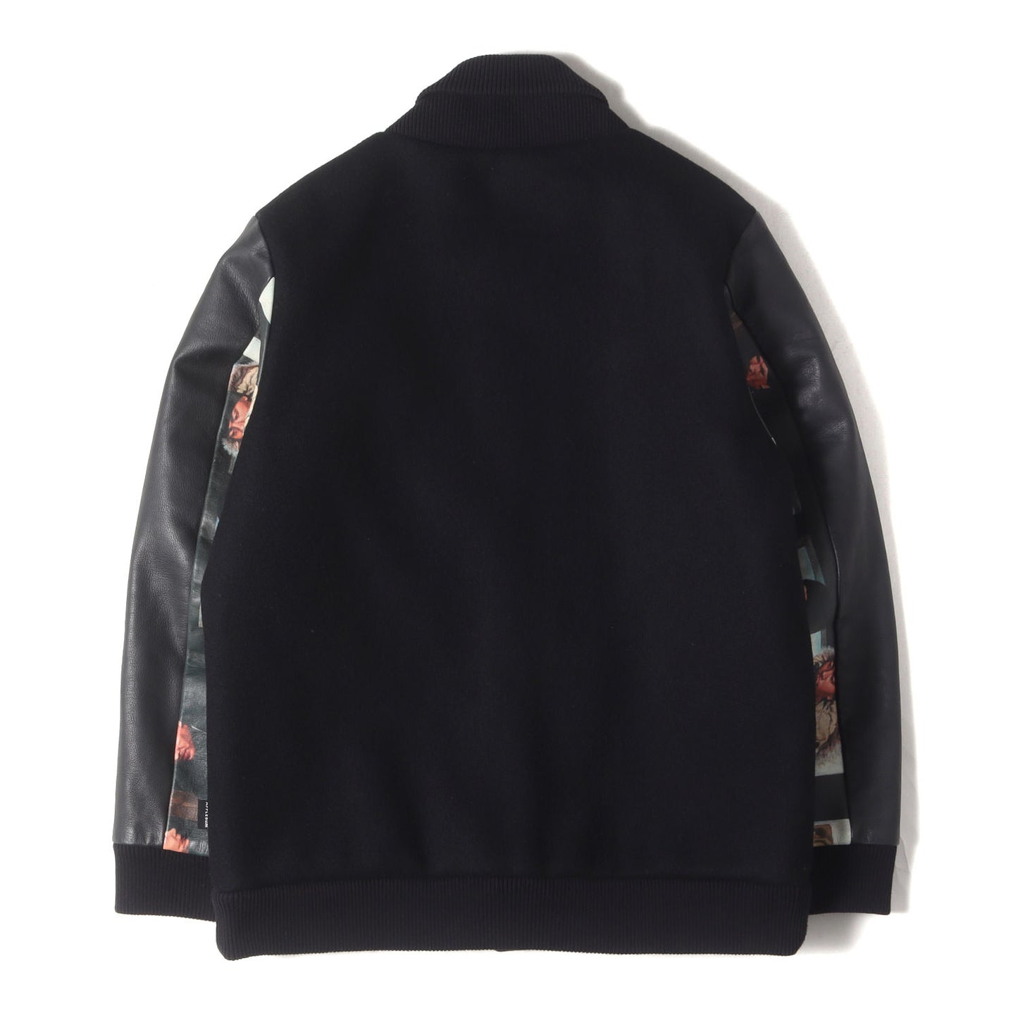 最後の晩餐 袖レザー メルトン スタジャン(Bronx Last Supper Stadium Jacket)