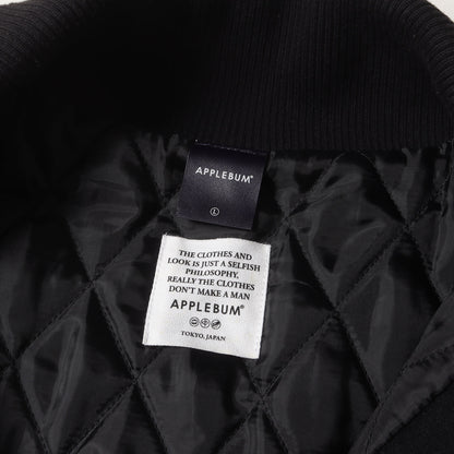 最後の晩餐 袖レザー メルトン スタジャン(Bronx Last Supper Stadium Jacket)