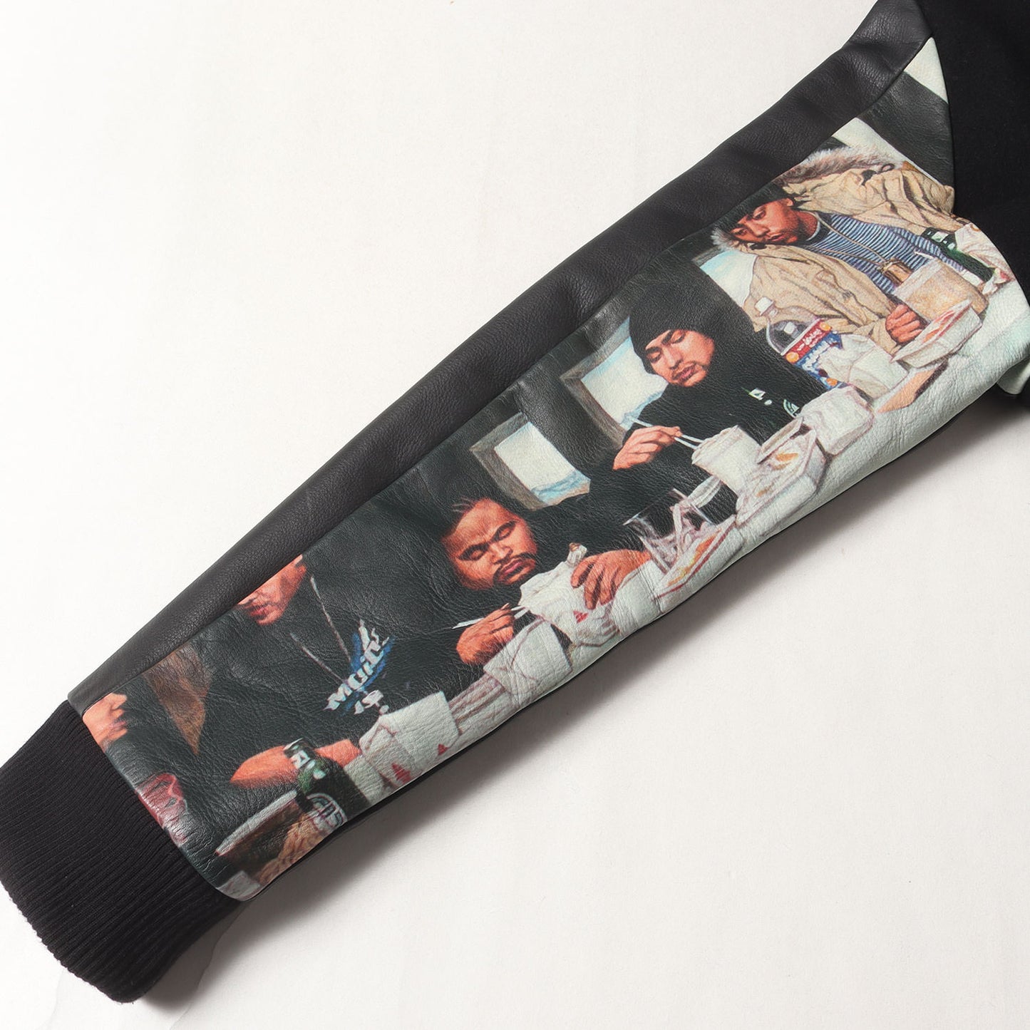 最後の晩餐 袖レザー メルトン スタジャン(Bronx Last Supper Stadium Jacket)
