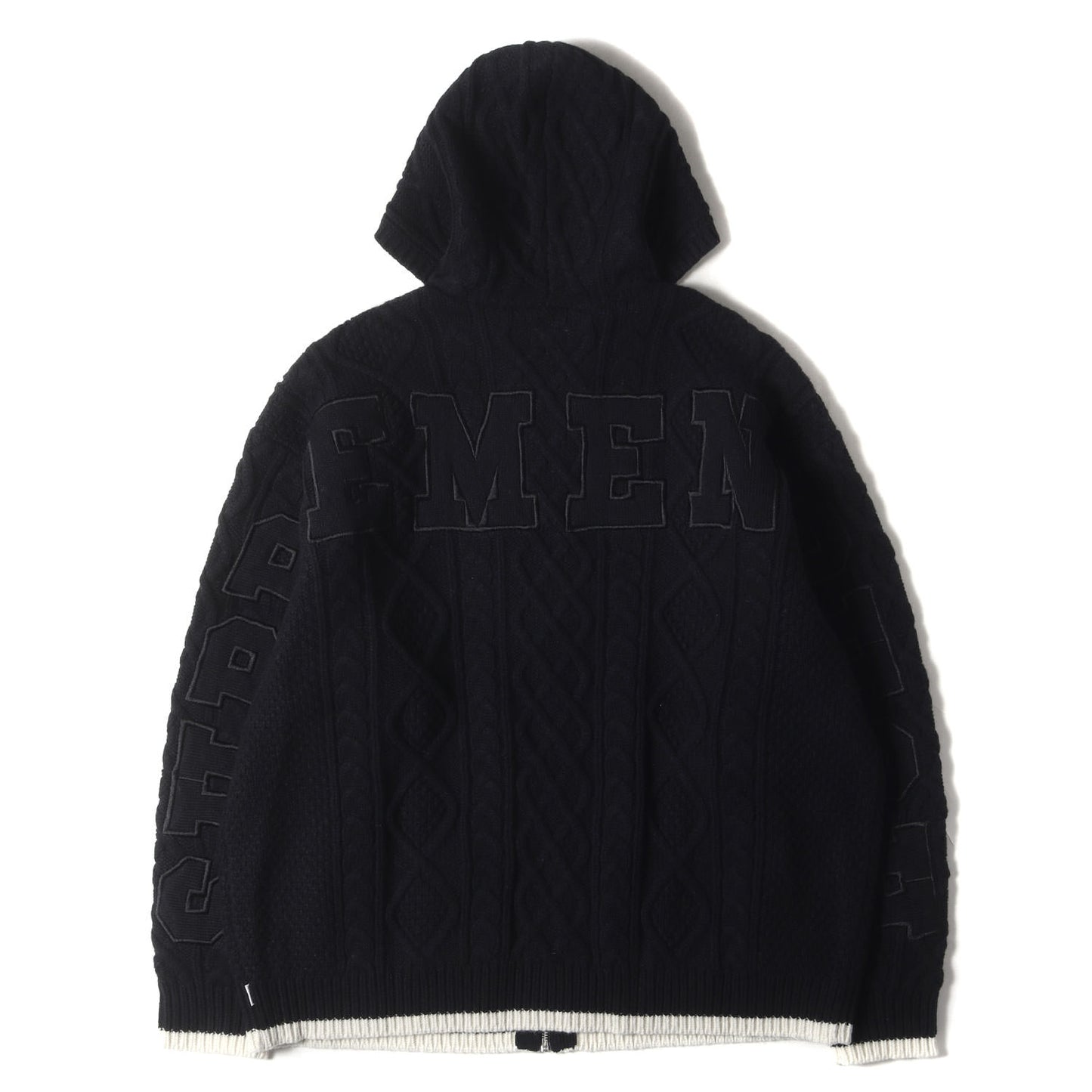 25SS ×GOODENOUGH フィッシャーマン ニット ジップ セーター(Zip Up Hooded Sweater)