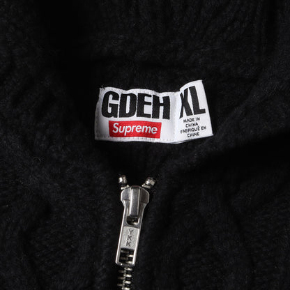 25SS ×GOODENOUGH フィッシャーマン ニット ジップ セーター(Zip Up Hooded Sweater)