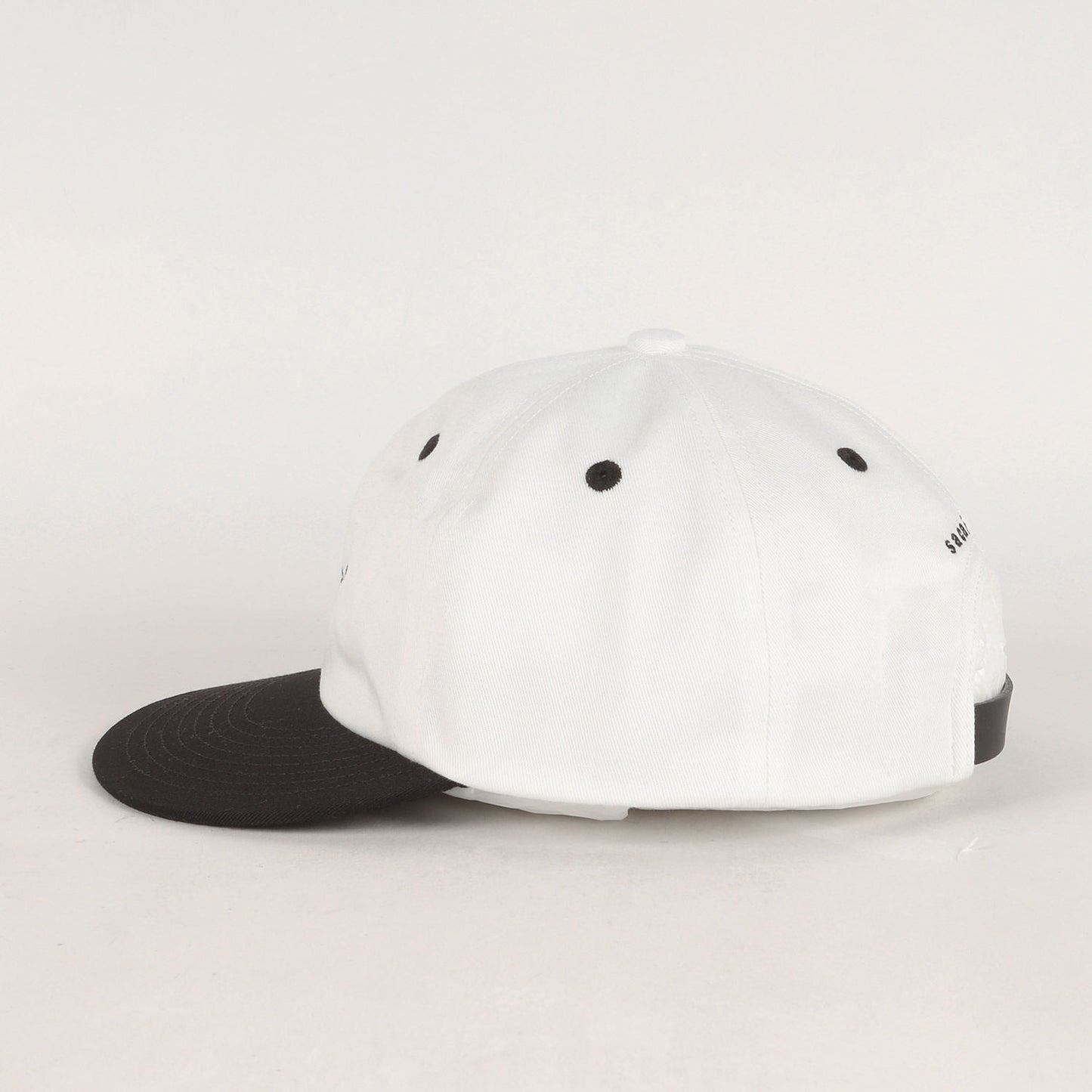 24AW ×Sacai ロゴ刺繍 ツイル 6パネルキャップ(Cotton Twill Cap)