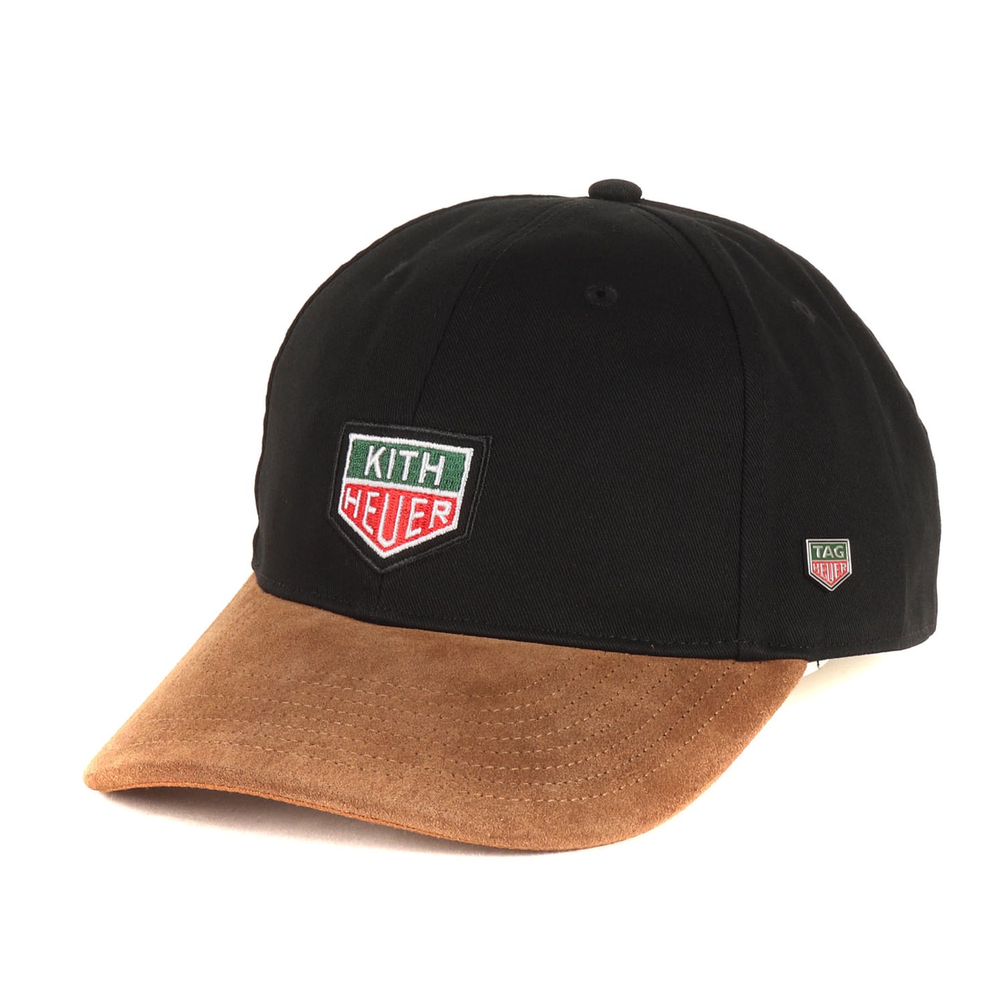 24SS ×TAG HEUER スウェード ブリム 6パネルキャップ(Formula 1 Aaron Suede Brim Cap)