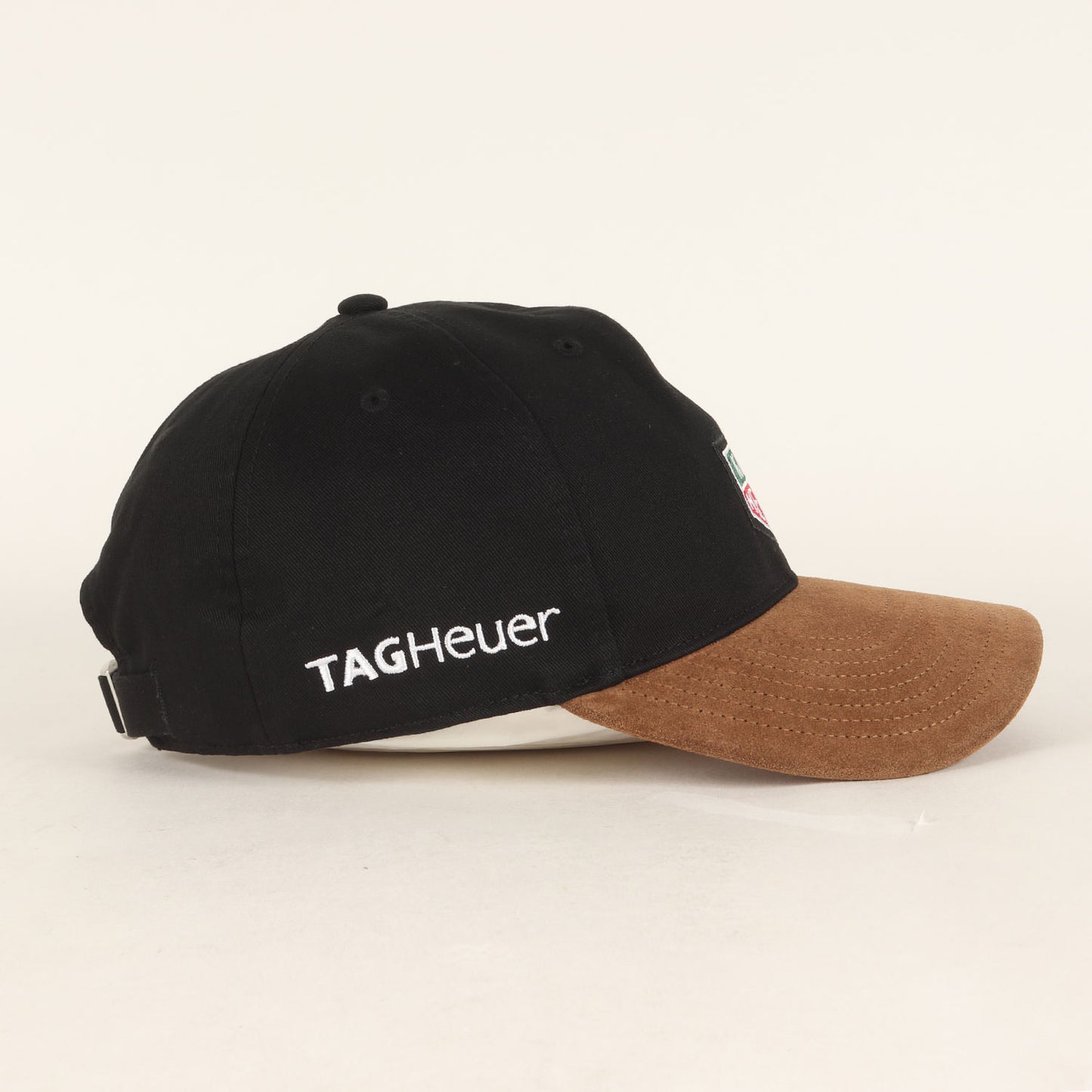 24SS ×TAG HEUER スウェード ブリム 6パネルキャップ(Formula 1 Aaron Suede Brim Cap)