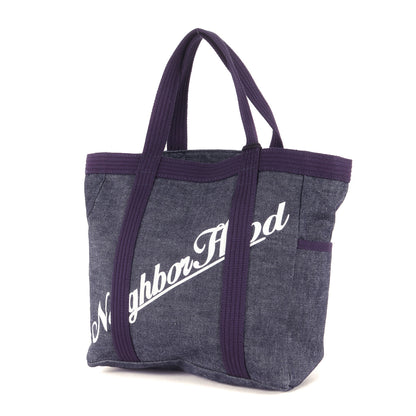 25AW ブランドロゴ デニム トートバッグ(DENIM TOTE BAG-S)