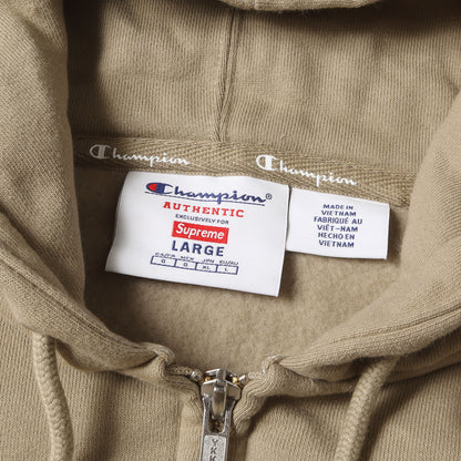 24SS ×Champion アーチロゴ ジップ スウェットパーカー(Zip Up Hooded Sweatshirt)