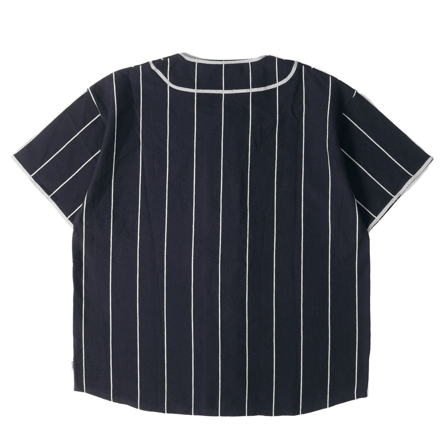 25SS ストライプ ベースボールシャツ(LEAGUE / SS / COTTON)