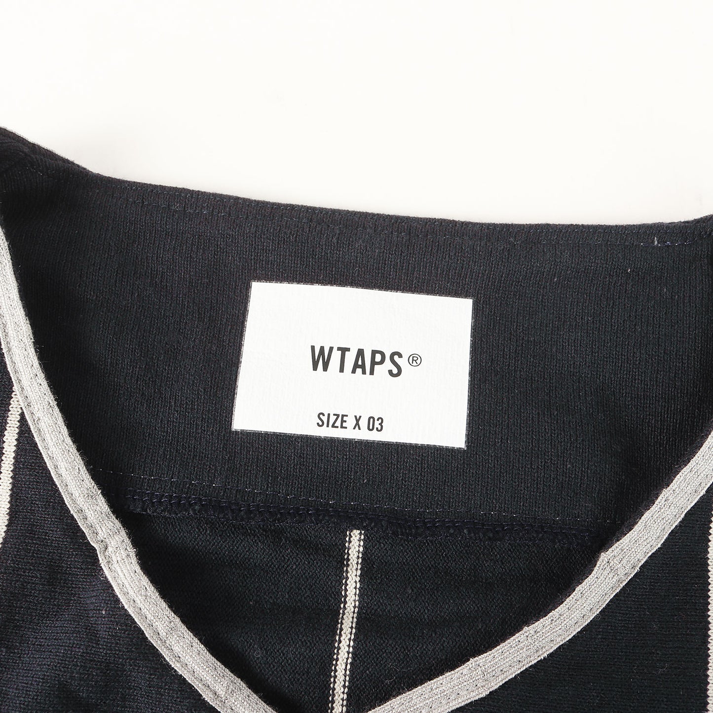 25SS ストライプ ベースボールシャツ(LEAGUE / SS / COTTON)