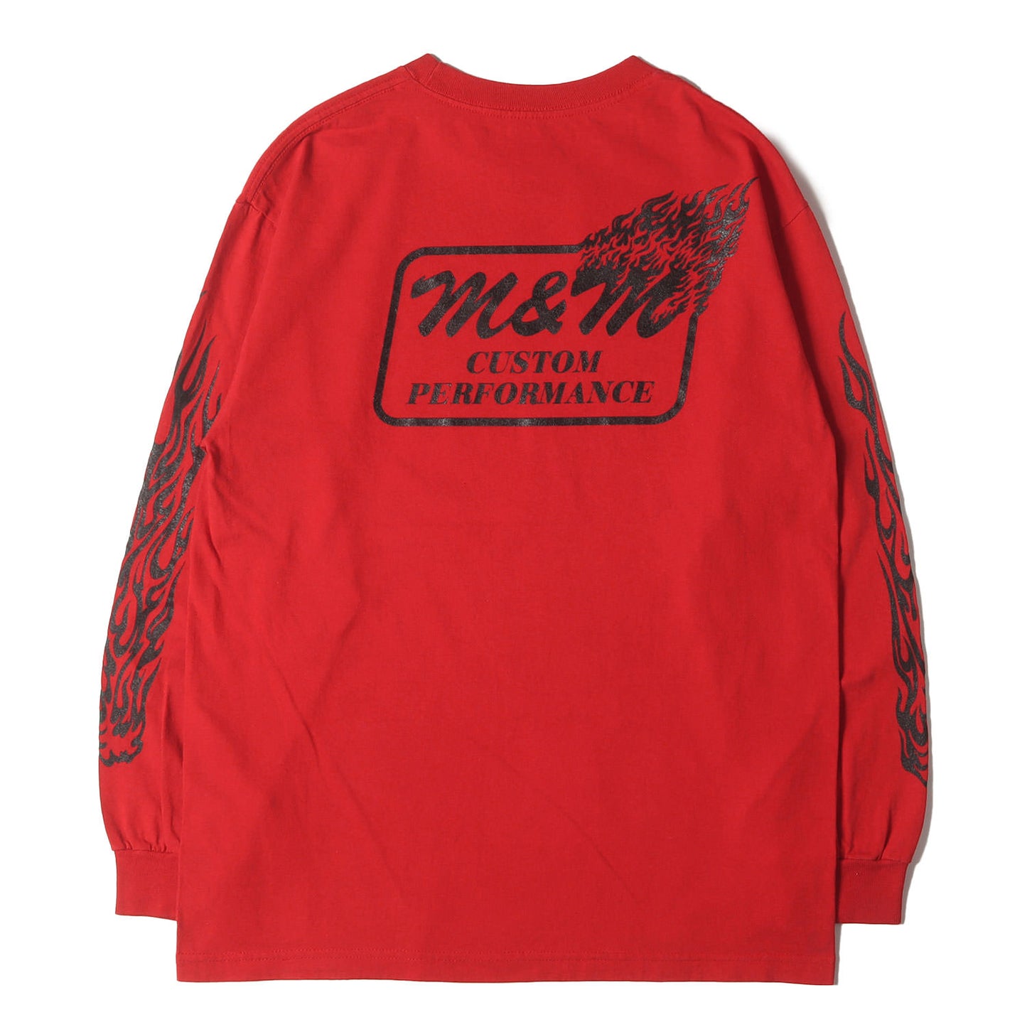 ×M&M フレイムプリント ロングスリーブ Tシャツ(PRINT L/S T-SHIRT)