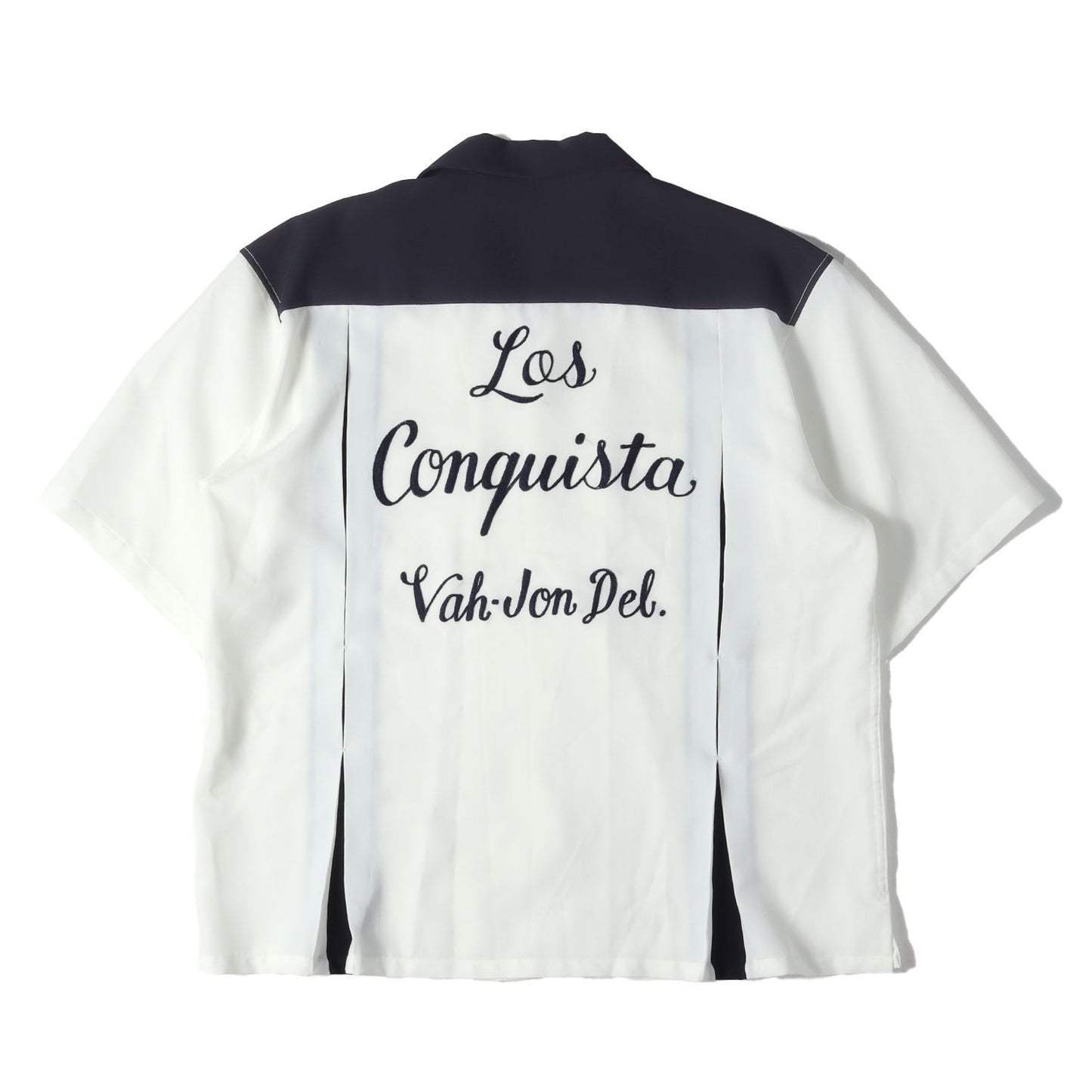 22SS チェーン刺繍ロゴ ボーリングシャツ(DEL OPEN COLLARED SHIRT)
