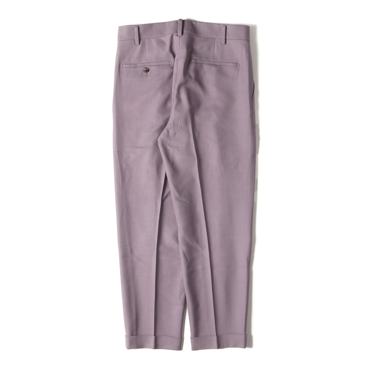 近年モデル ×DORMEUIL プリーツ スラックスパンツ(PLEATED TROUSERS)