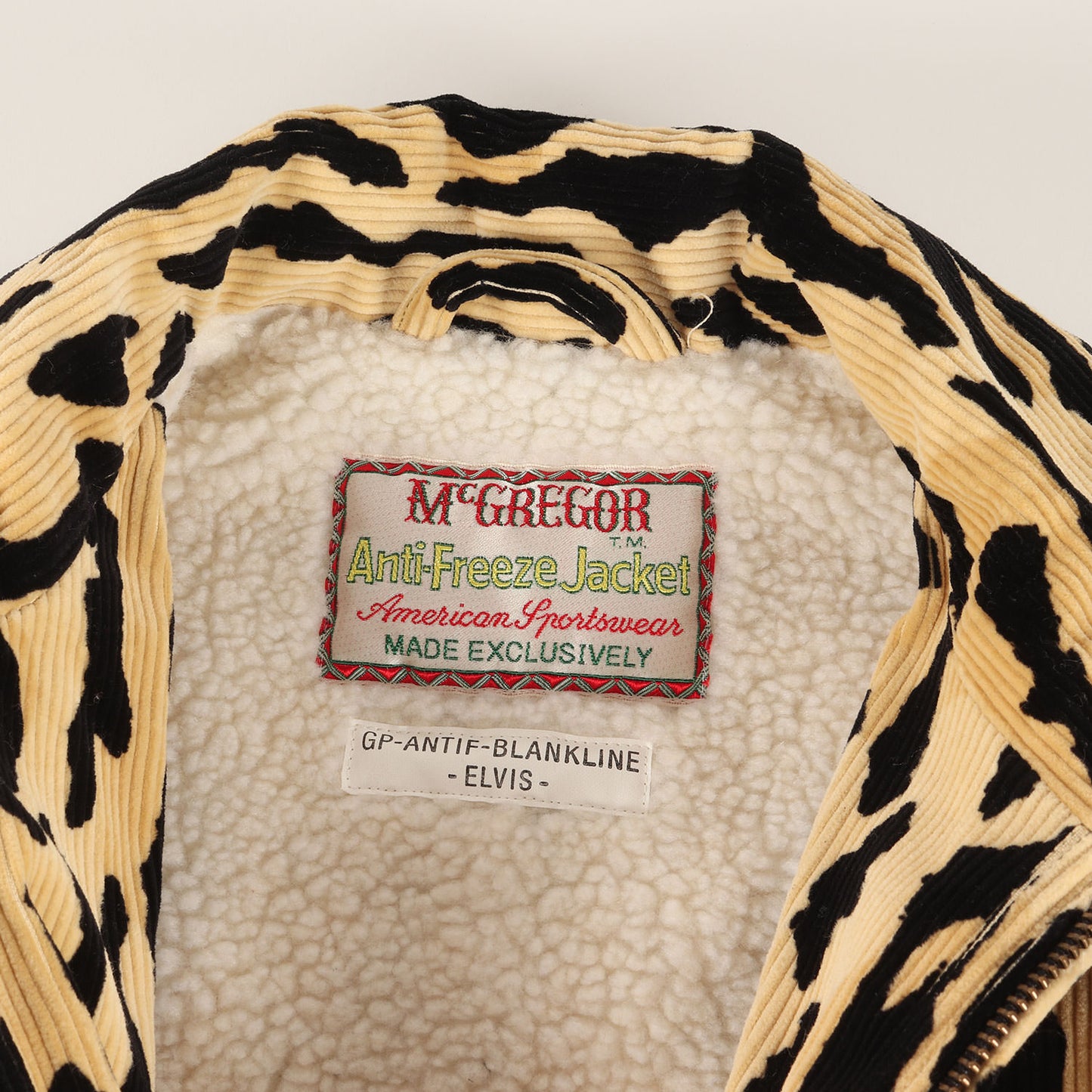 22AW ×McGREGOR レオパード柄 コーデュロイ 裏ボア アンチフリーズジャケット(LEOPARD ANTI-FREEZE JACKET)