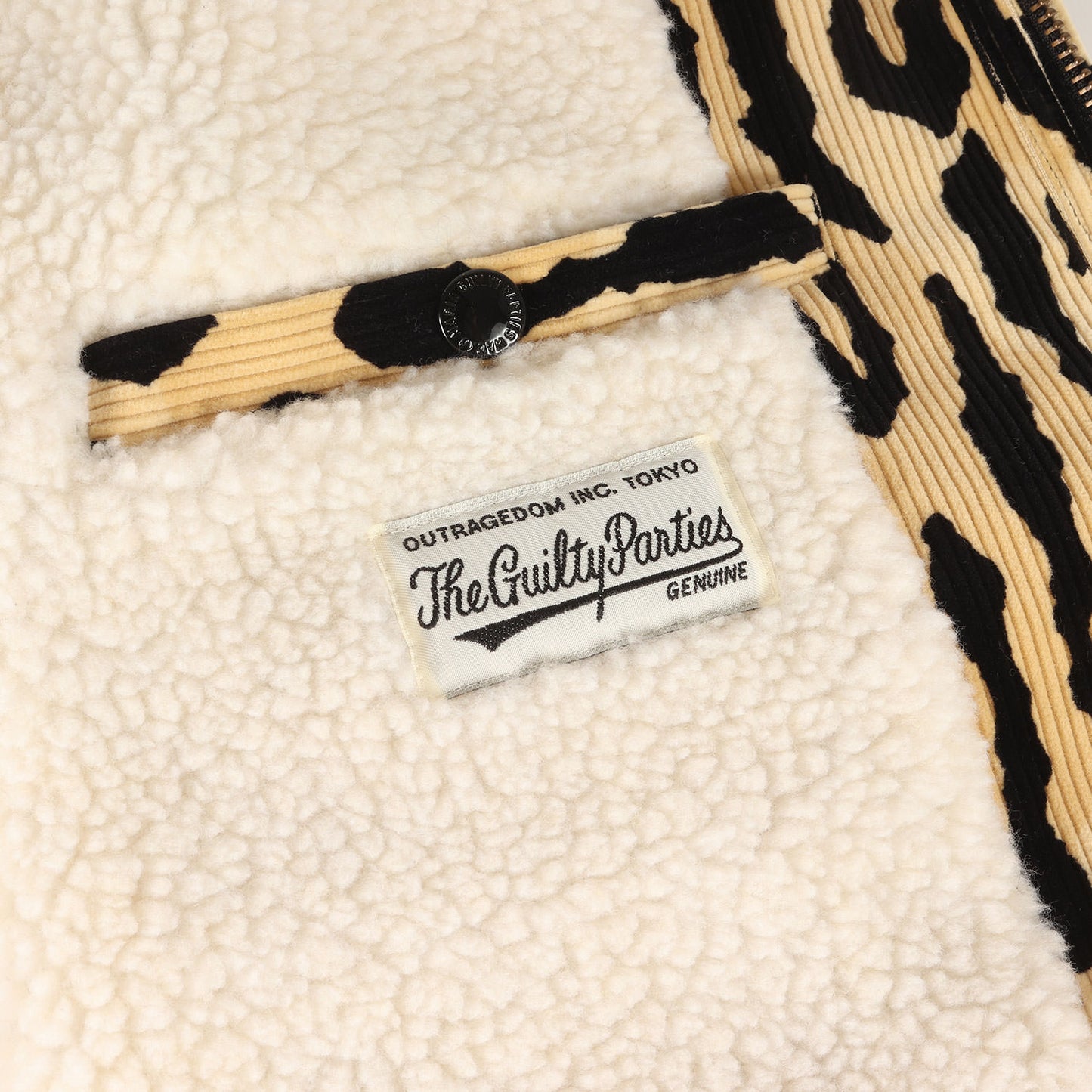 22AW ×McGREGOR レオパード柄 コーデュロイ 裏ボア アンチフリーズジャケット(LEOPARD ANTI-FREEZE JACKET)