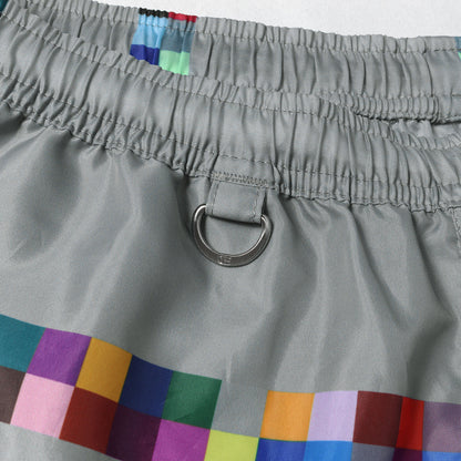 カラーチャート ボーダー イージーショーツ(COLOR CHART EASY SHORTS)
