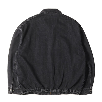 22AW ウォッシュドデニム ジップ ワークジャケット(Denim Zip Up Work Jacket)