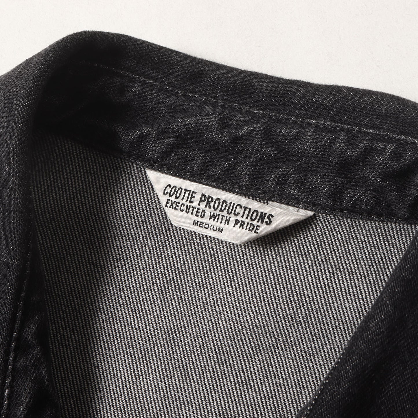 22AW ウォッシュドデニム ジップ ワークジャケット(Denim Zip Up Work Jacket)