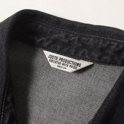 22AW ウォッシュドデニム ジップ ワークジャケット(Denim Zip Up Work Jacket)