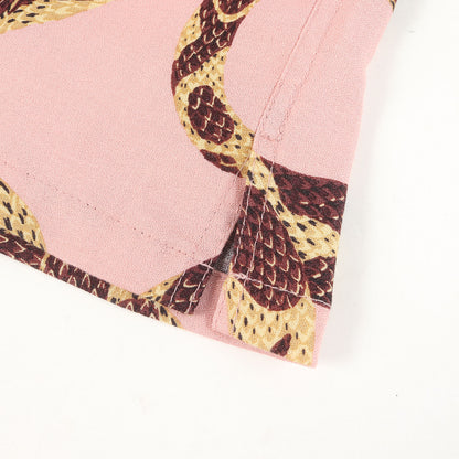 21SS スネーク柄 レーヨン アロハシャツ(Allover snake pattern S/S shirt)