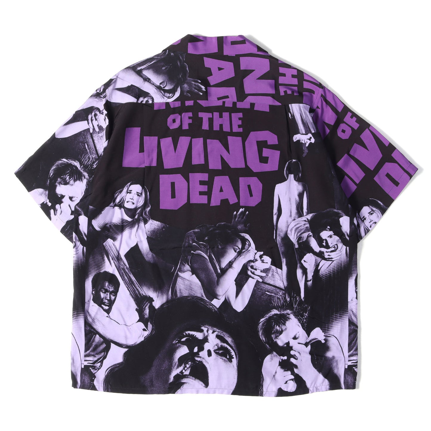 22SS ×NIGHT OF THE LIVING DEAD レーヨン ハワイアンシャツ / アロハシャツ(HAWAIIAN SHIRT S/S)