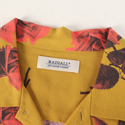 20SS ローズ&カー柄 レーヨン オープンカラー 半袖シャツ(CHEVY ROSE-OPEN COLLARED SHIRT S/S)