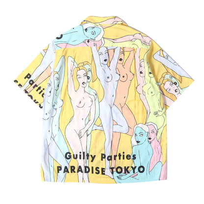 22SS 天国東京百女柄図 レーヨン ハワイアンシャツ / アロハシャツ(HAWAIIAN SHIRT S/S)