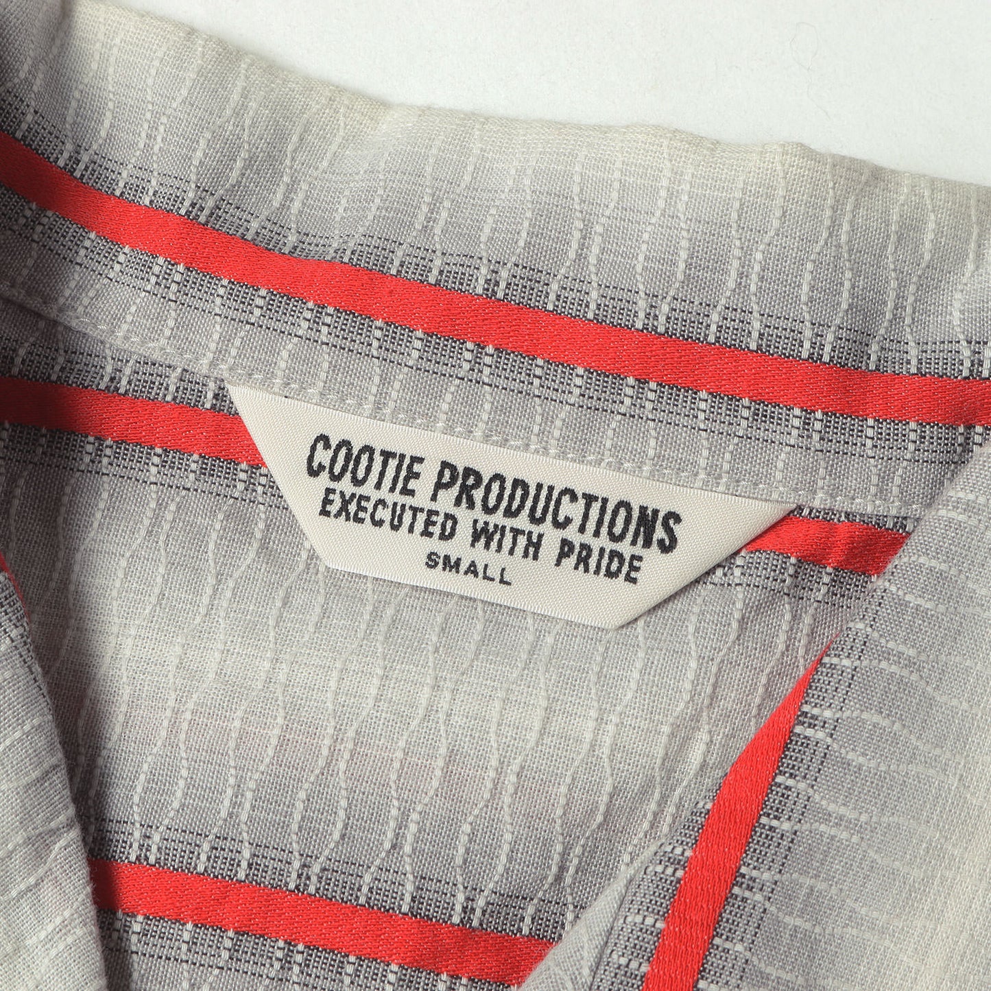 21SS ドビーストライプ オープンカラーシャツ(Snake Stripe Open-Neck L/S Shirt)