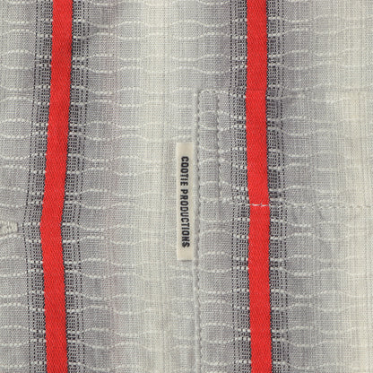 21SS ドビーストライプ オープンカラーシャツ(Snake Stripe Open-Neck L/S Shirt)