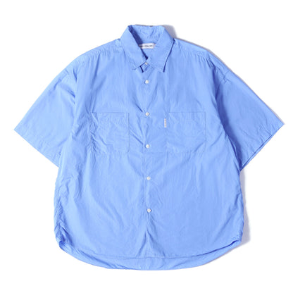 24SS コットンブロード オーバーサイズ 半袖シャツ(120/2 Supima Broad S/S Shirt)
