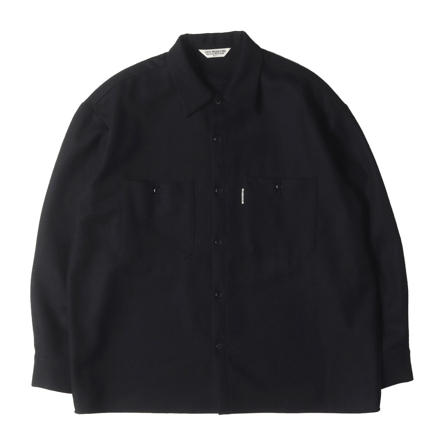 21AW ウールサージ ワークシャツ(Wool Serge Work Shirt)