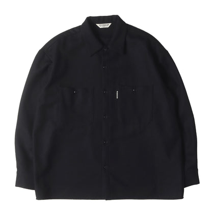 21AW ウールサージ ワークシャツ(Wool Serge Work Shirt)