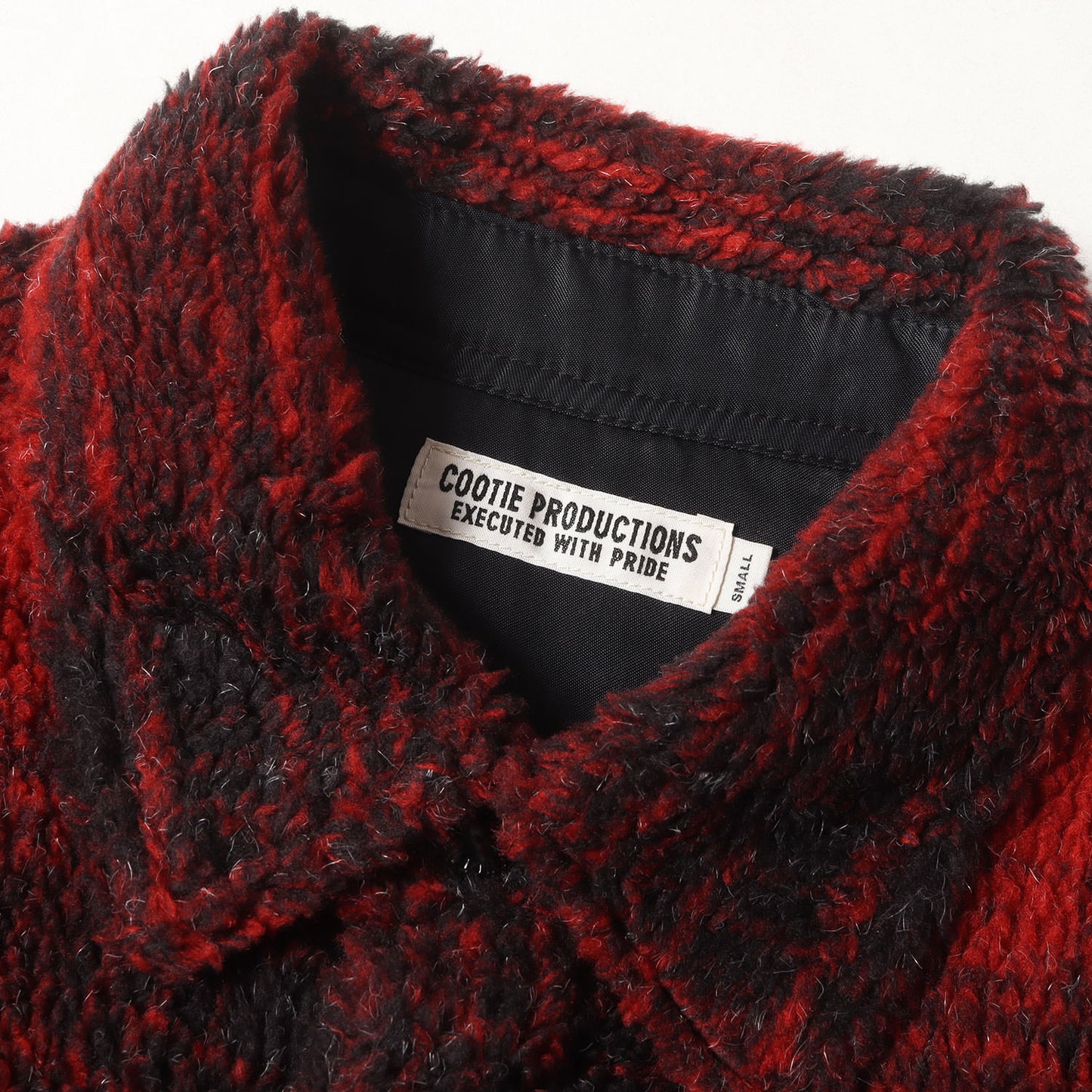 20AW オンブレチェック フリースボア CPO ジャケット(Ombre Boa Check CPO Jacket)