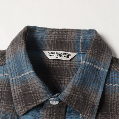 21AW オンブレチェック オーバーサイズ フランネル シャツ(Ombre Nel Check Work Shirt)