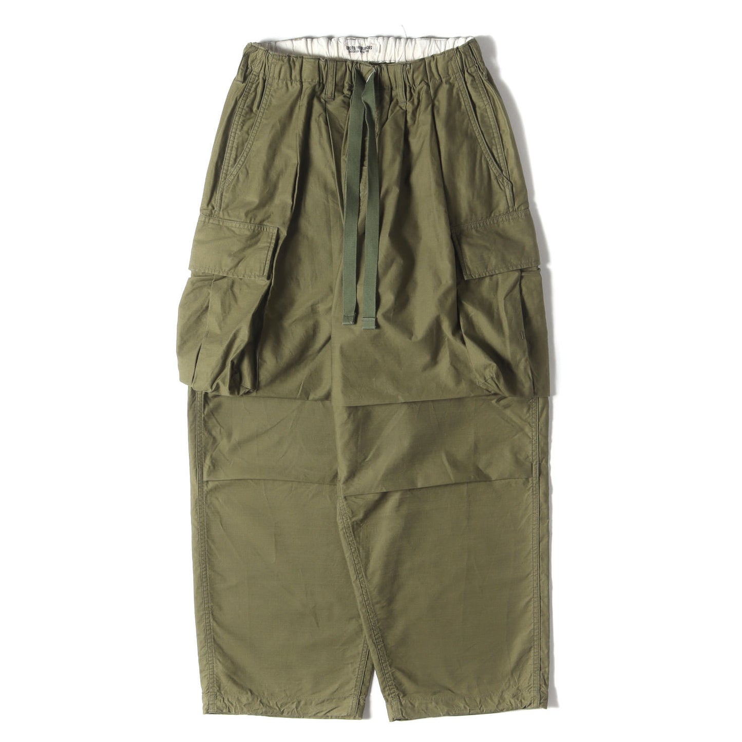 21SS バックサテン ワイド イージー カーゴパンツ(Back Satin Error Fit Cargo Easy Pants)