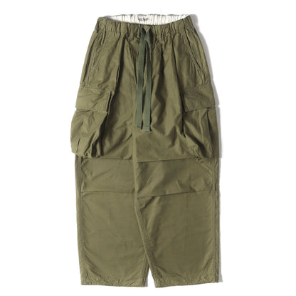 21SS バックサテン ワイド イージー カーゴパンツ(Back Satin Error Fit Cargo Easy Pants)