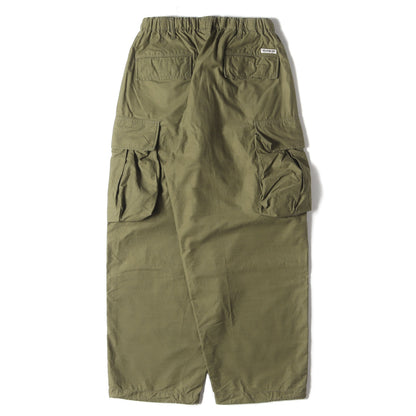 21SS バックサテン ワイド イージー カーゴパンツ(Back Satin Error Fit Cargo Easy Pants)