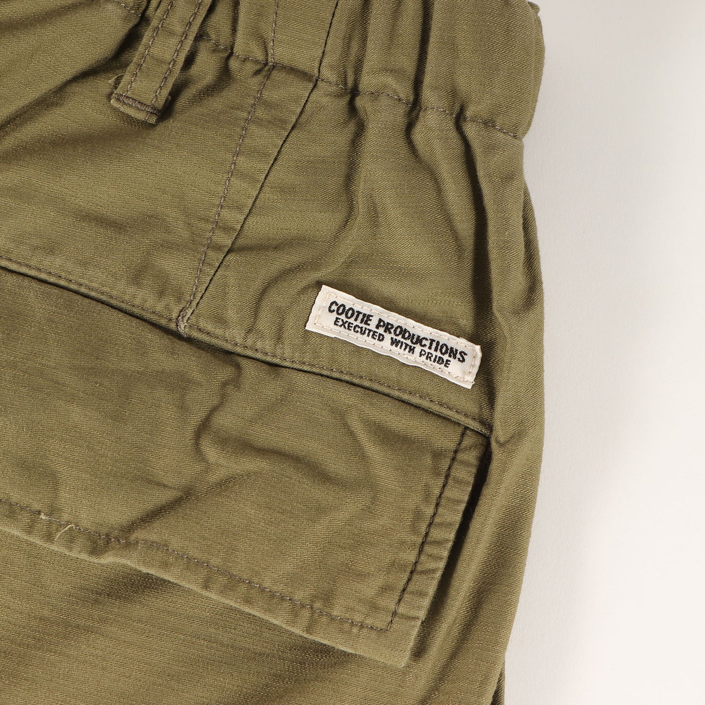 21SS バックサテン ワイド イージー カーゴパンツ(Back Satin Error Fit Cargo Easy Pants)