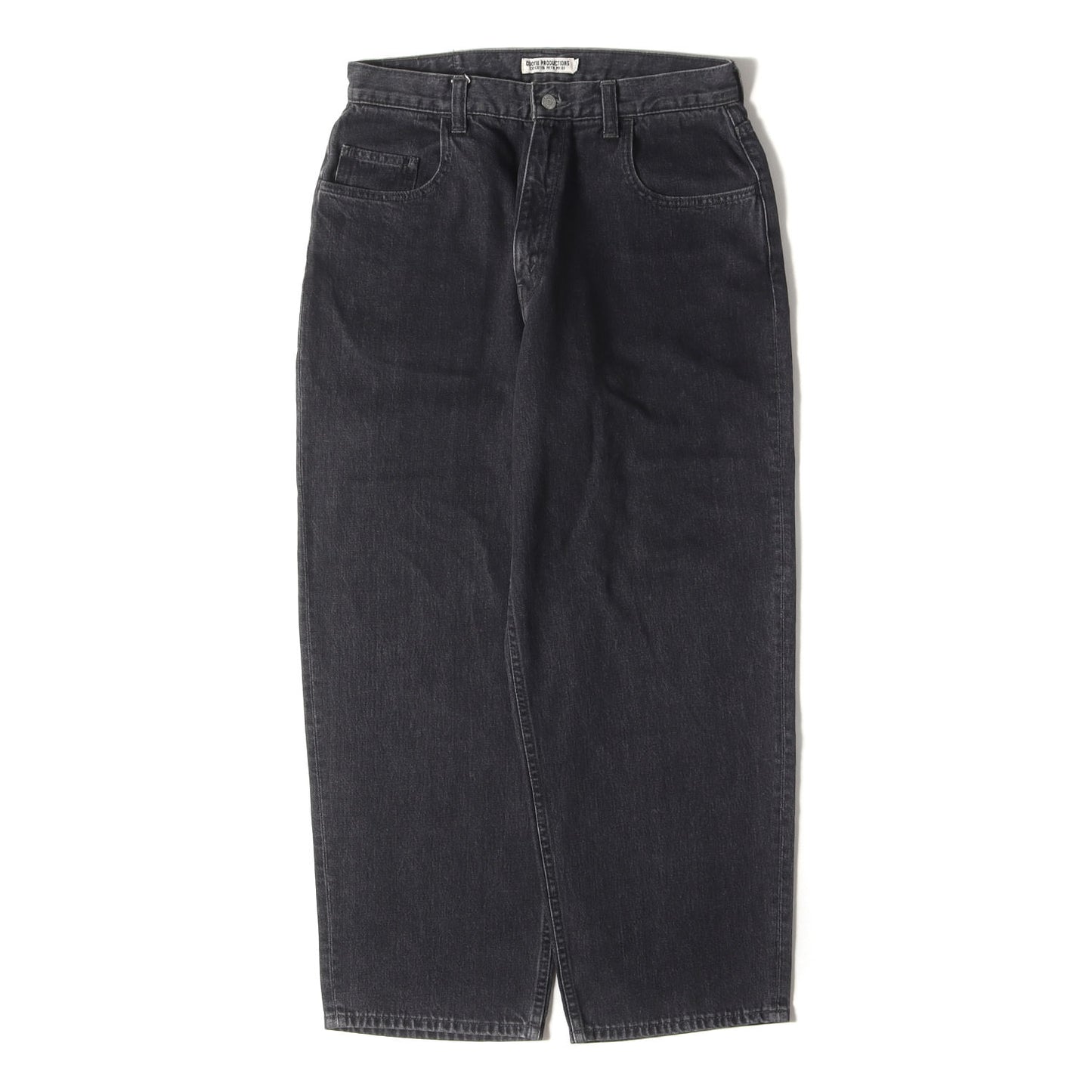 22AW フェード加工 バギー ワイド デニムパンツ(5 Pocket Baggy Denim Pants)