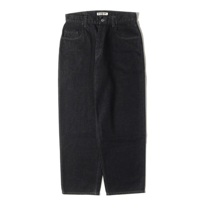 22AW ワンウォッシュ加工 バギー ワイド デニムパンツ(5 Pocket Baggy Denim Pants)