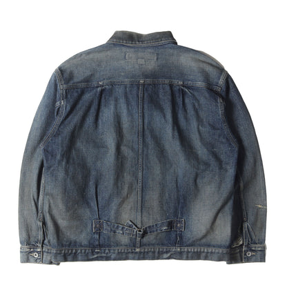 24AW ヴィンテージ加工 1stタイプ サベージ デニムジャケット(SAVAGE DENIM TYPE-1 JACKET)